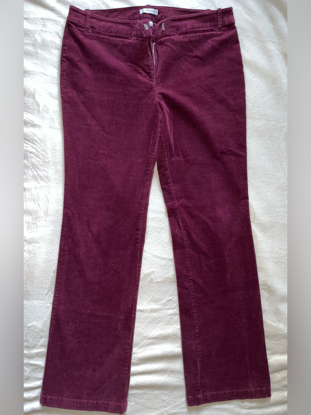 New York & Company Deep Burgundy Corduroy Jeans